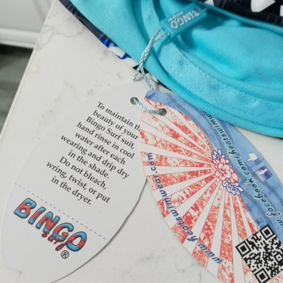 Bingo surf Bandeau style underwire Swim top XL Aztec Print - Picture 5 of 5